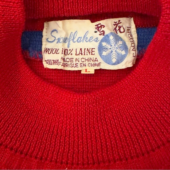 Vintage 60s Wool Ski Sweater - Picture 12 of 16